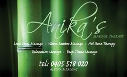 Anikas Massage Therapy - Accommodation Port Hedland 0