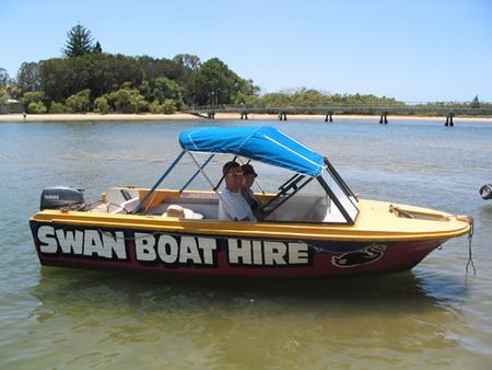 Swan Boat Hire - Broome Tourism