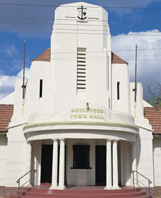 Guildford Town Hall - Accommodation Brunswick Heads