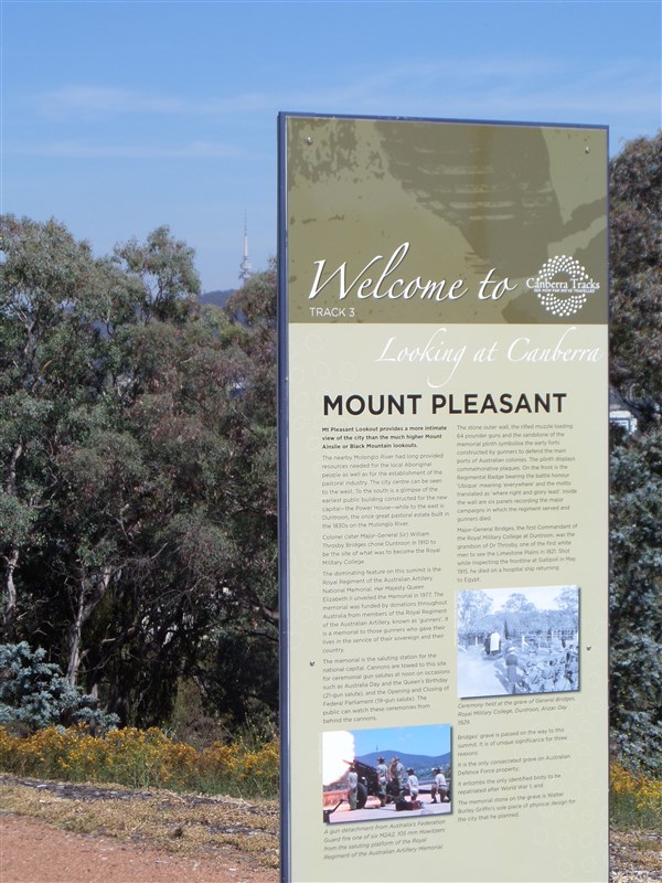 Mount Pleasant Lookout - Tourism Canberra