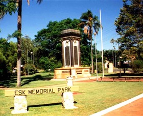 Esk War Memorial and Esk Memorial Park - Geraldton Accommodation