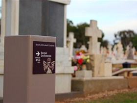 Beliefs Attitudes And Customs Interpretive Trail - West Terrace Cemetery - thumb 2