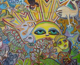 The Painting of Life by Mirka Mora - Geraldton Accommodation
