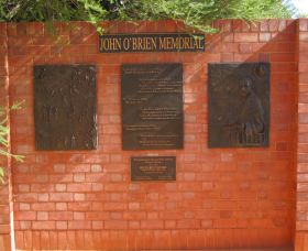 John OBrien Commemorative Wall - Wagga Wagga Accommodation