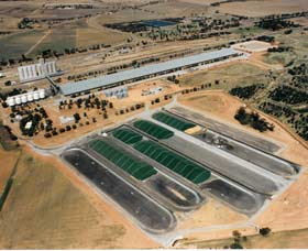 Co-operative Bulk Handling CBH Wheat Storage and Transfer Depot - New South Wales Tourism 