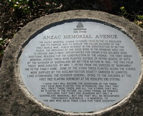 Anzac Memorial Avenue Redcliffe - Carnarvon Accommodation