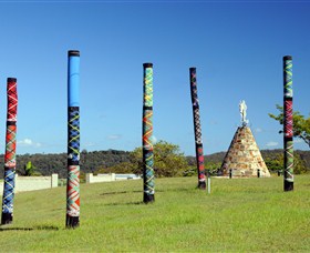 Maclean Tartan Power Poles - Accommodation Redcliffe