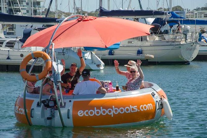 Self-Drive BBQ Boat Hire Mandurah - Group of 7 - 10 people - Accommodation Brunswick Heads