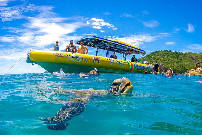 Ocean Rafting Tour to Whitehaven Beach Hill Inlet Lookout  Top Snorkel Spots - Palm Beach Accommodation