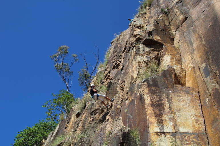 Abseiling The Kangaroo Point Cliffs In Brisbane - thumb 2