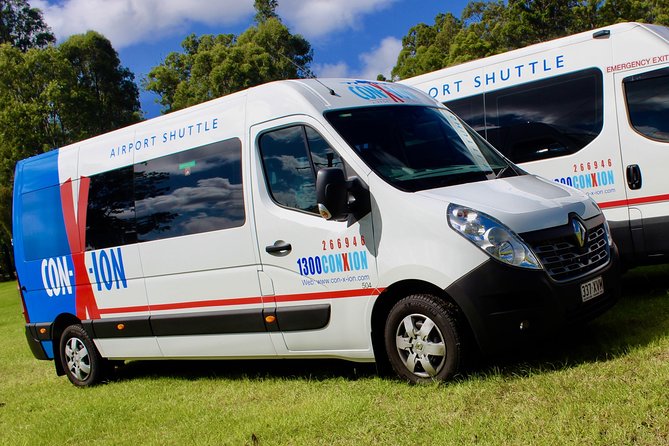 Brisbane Airport Departure shuttle Transfer from Sunshine Coast Hotels/addresses - Attractions