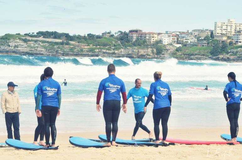 Surfing Lessons On Sydney\'s Bondi Beach - Accommodation ACT 6