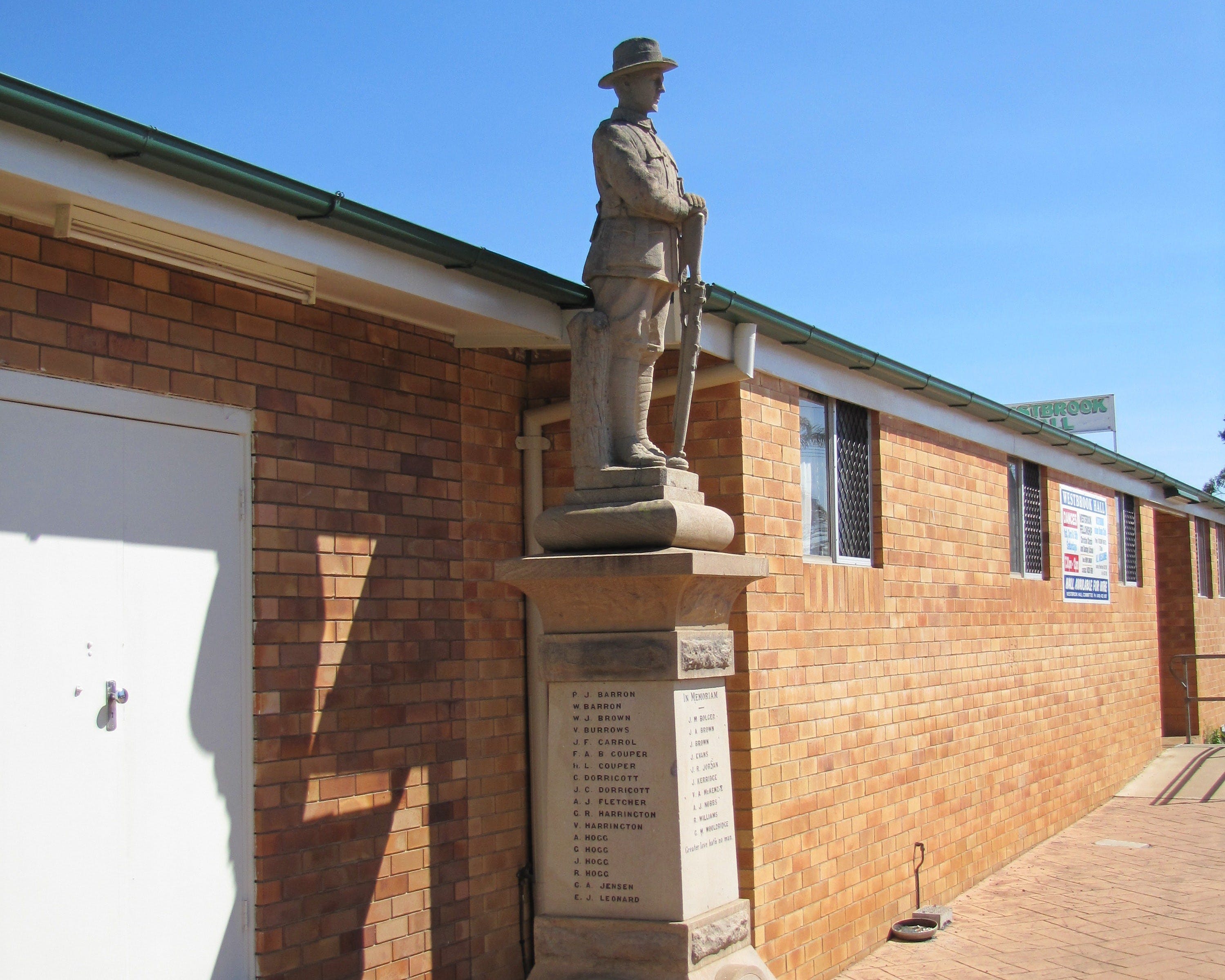 Westbrook War Memorial - QLD Tourism