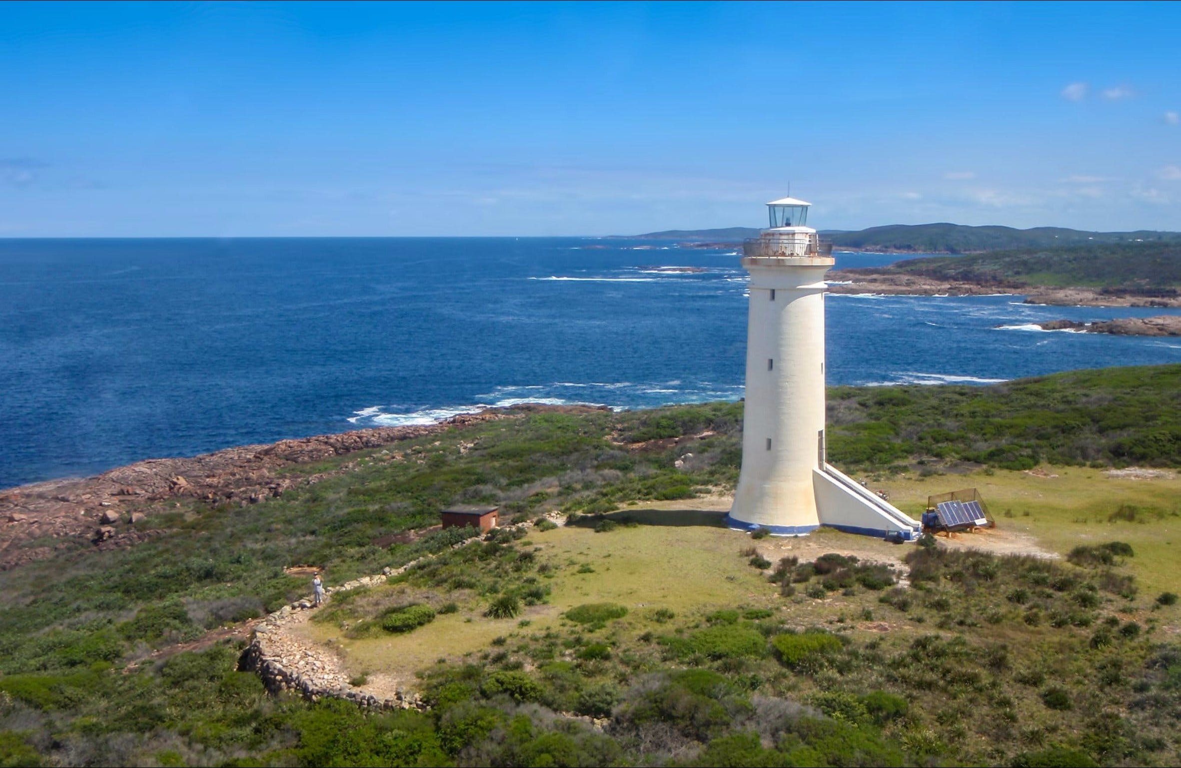 Point Stephens Lighthouse and Fingal Island