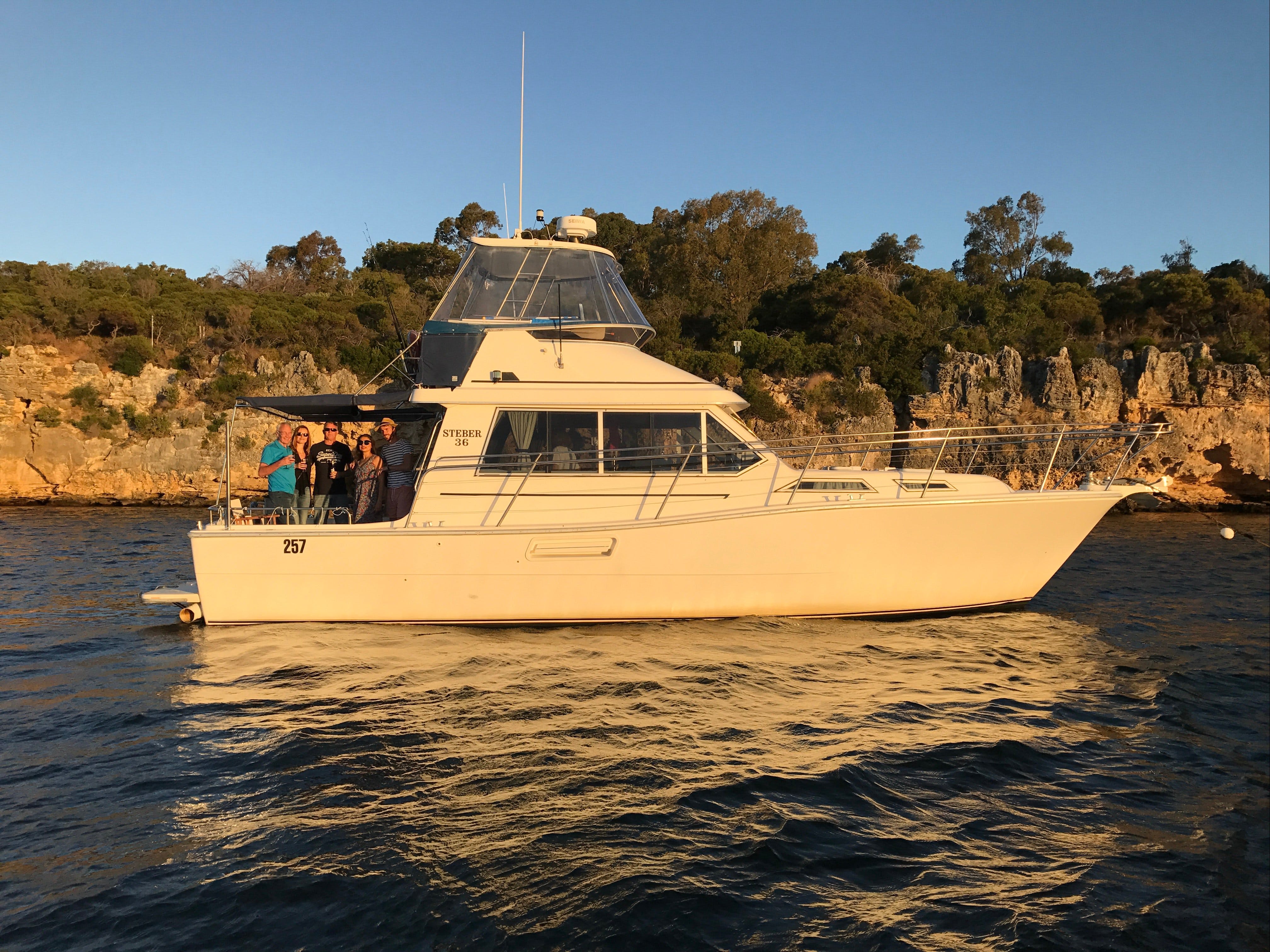 Cruising the  Swan River in at Sunset with Boutique Cruise - Accommodation Nelson Bay