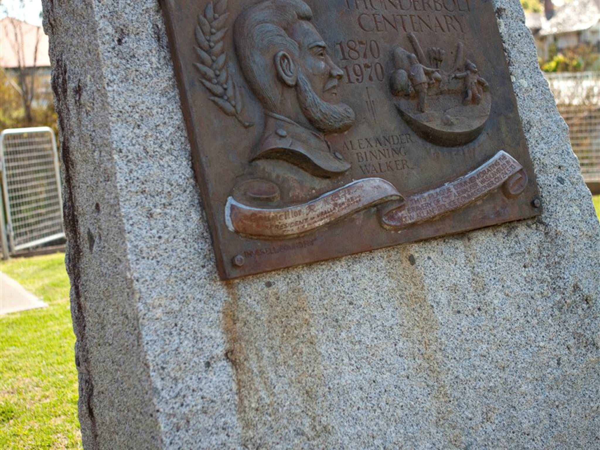 Thunderbolt's Statue And Constable Walker Memorial - thumb 1