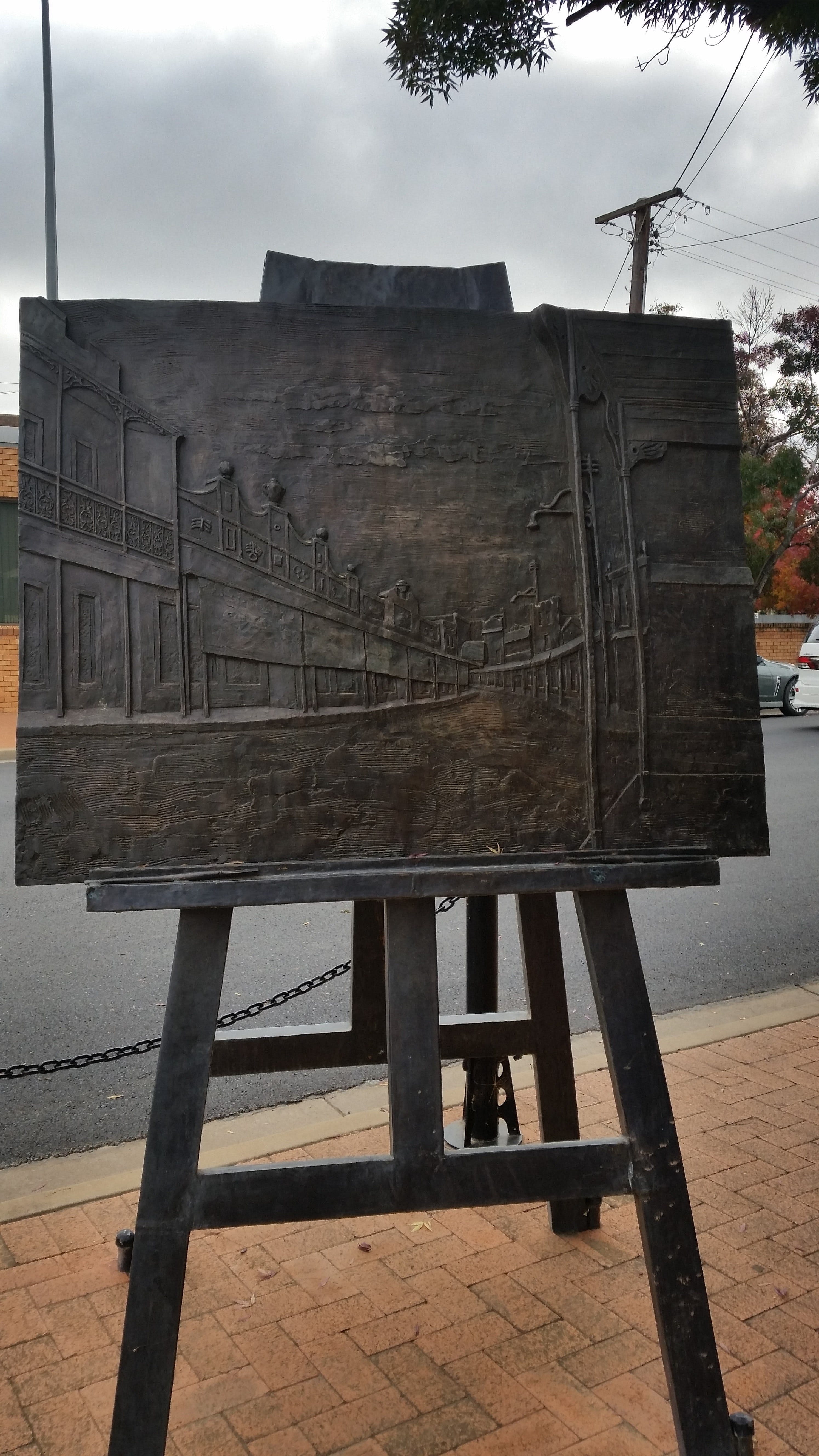 Russell Drysdale Easel Sculpture - Australia Accommodation