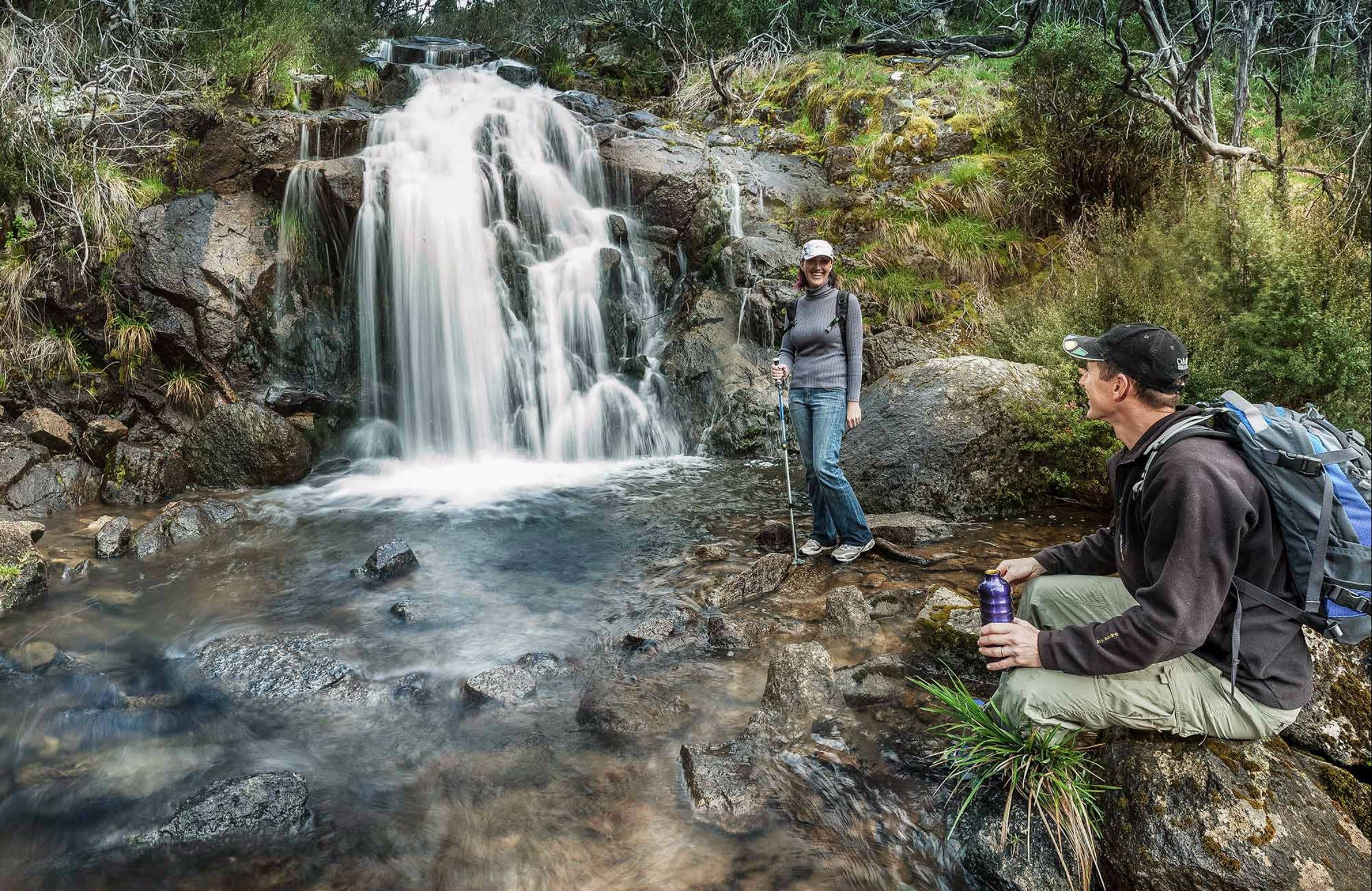 Waterfall Walking Track Kosciuszko National Park - Redcliffe Tourism