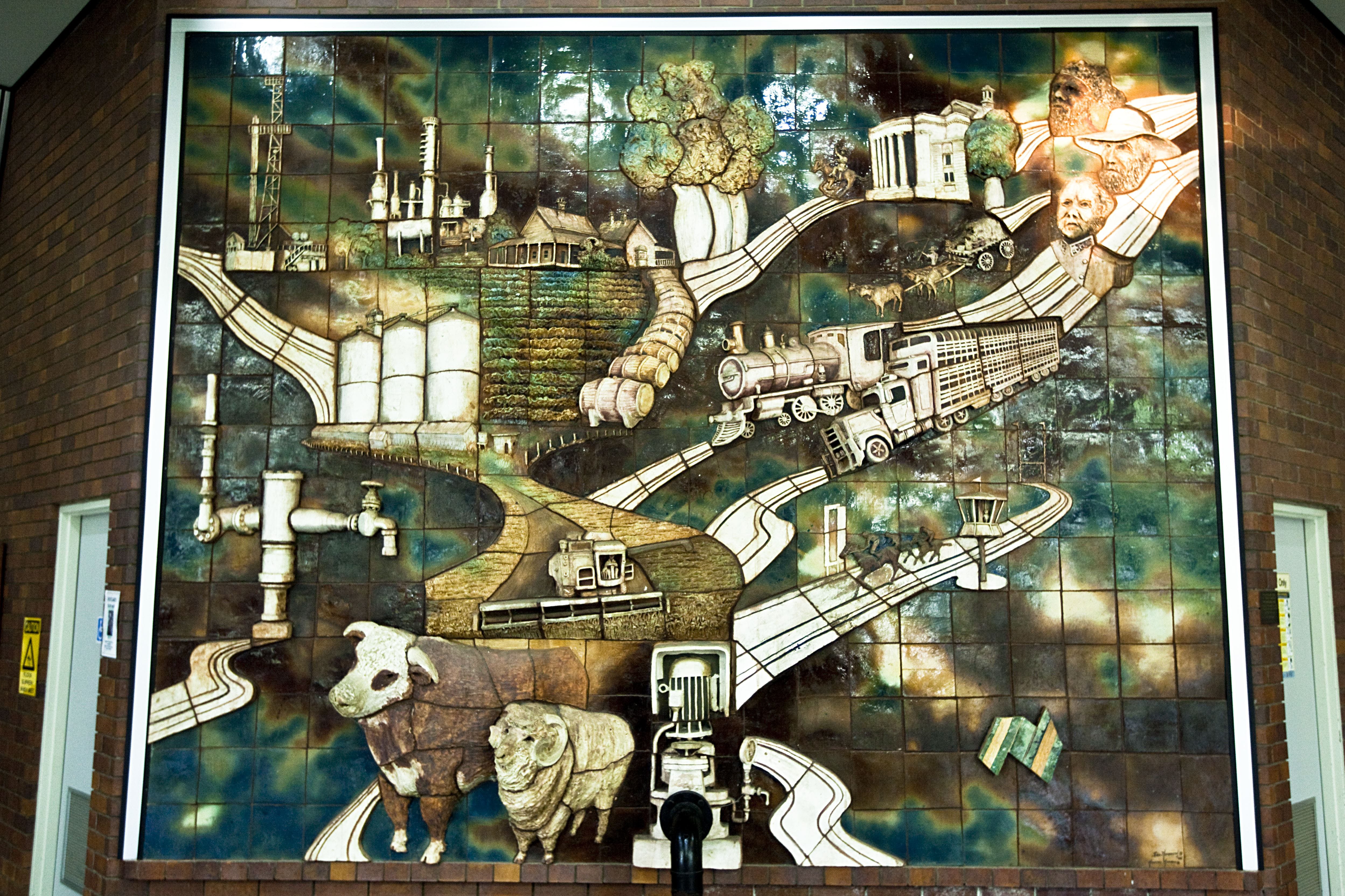 Three Dimensional Mural - Tourism Adelaide