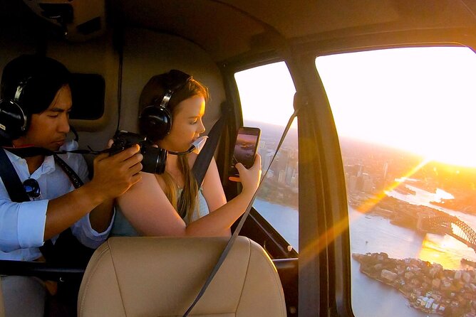 Private Sunset Helicopter Flight Over Sydney & Beaches For 2 Or 3 - 30 Minutes - Accommodation ACT 2