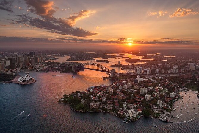 Private Sunset Helicopter Flight Over Sydney & Beaches For 2 Or 3 - 30 Minutes - Accommodation ACT 0