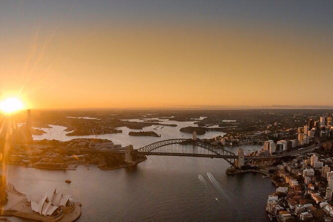 Private Sunset Helicopter Flight Over Sydney & Beaches For 2 Or 3 - 30 Minutes - Accommodation ACT 1