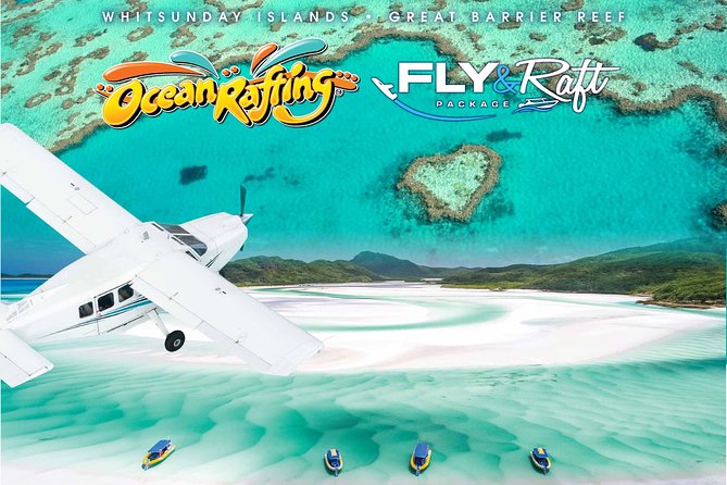 Great Barrier Reef Scenic Flight And Ocean Rafting Whitehaven Beach Day Trip - thumb 0